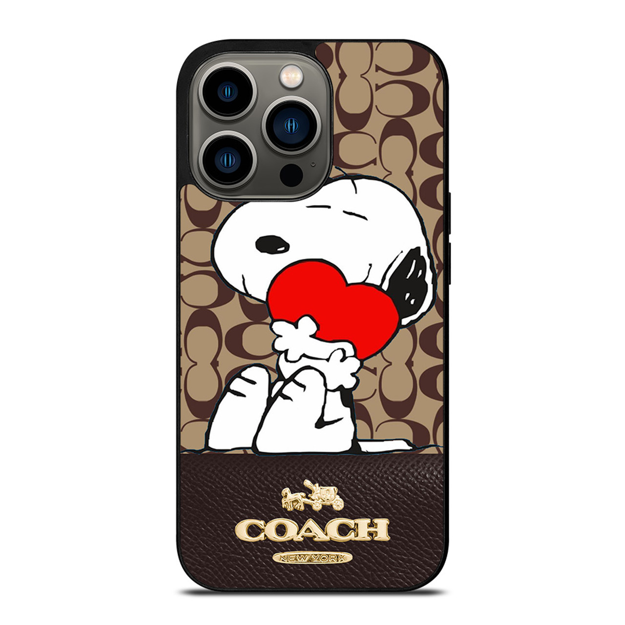 COACH NEW YORK SNOOPY iPhone 13 Pro Case Cover